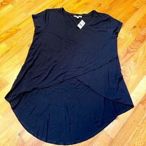 NWT Black Women’s EXPRESS Short Sleeved Shirt